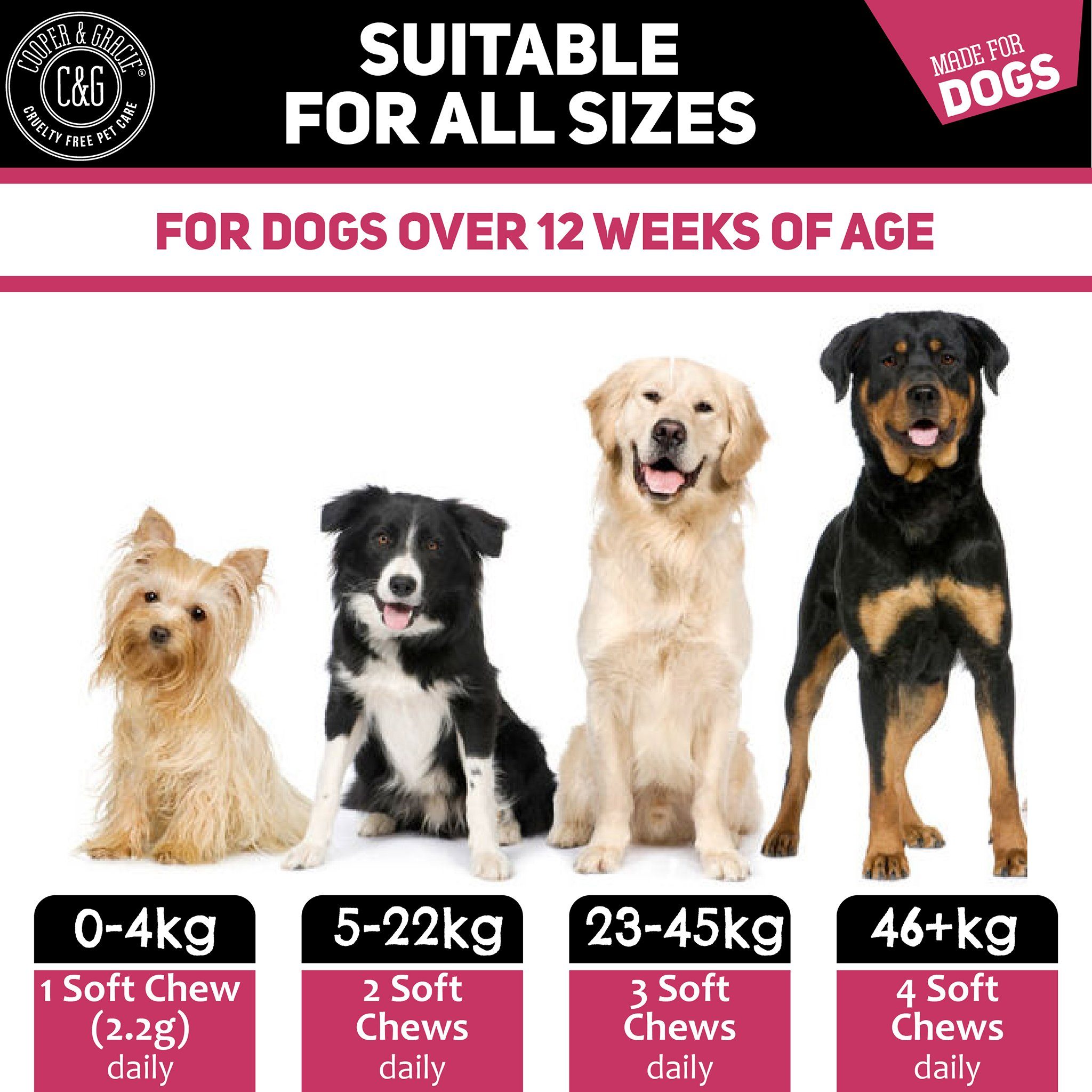 Calming Supplements for Dogs with Chamomile 60 Soft Chews (4597967913015)