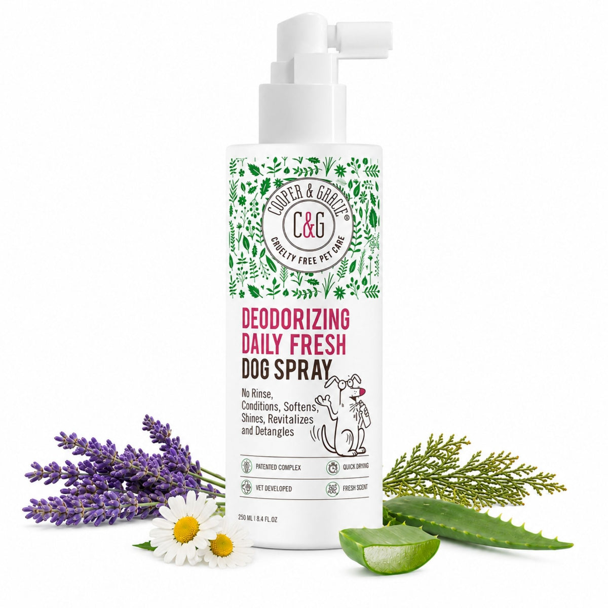 Deodorising Daily Fresh Dog Spray – 250ml