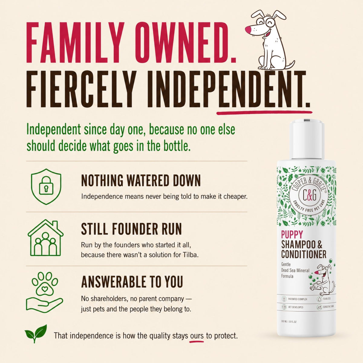 Puppy Shampoo & Conditioner – 300ml